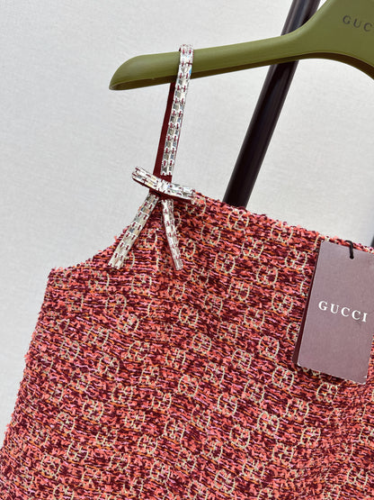 26ss Jacquard slip dress