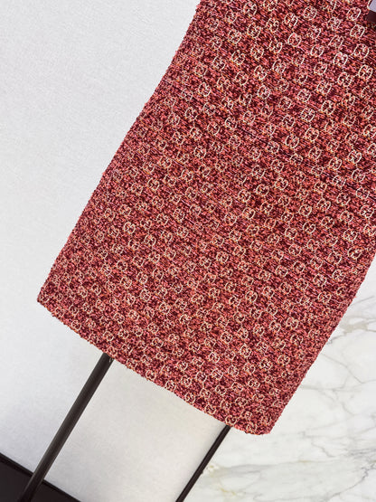 26ss Jacquard slip dress