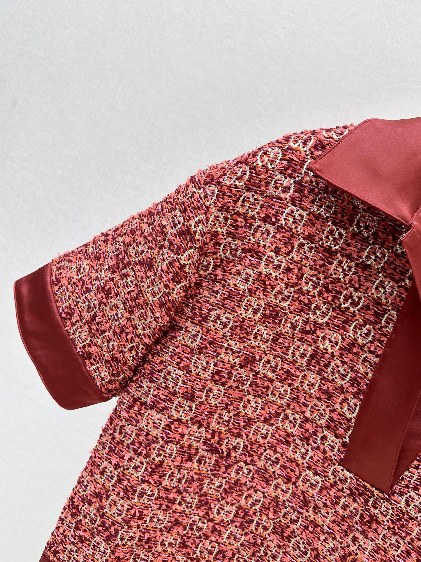 26ss Jacquard Collared Top