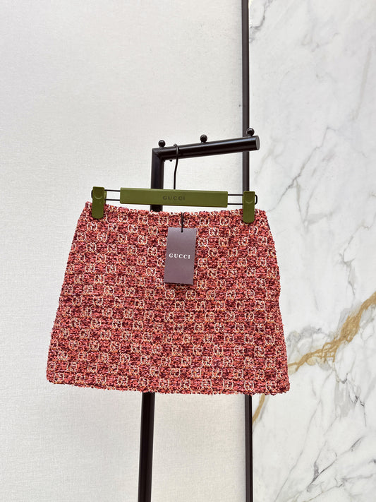 26ss Jacquard Mini Skirt