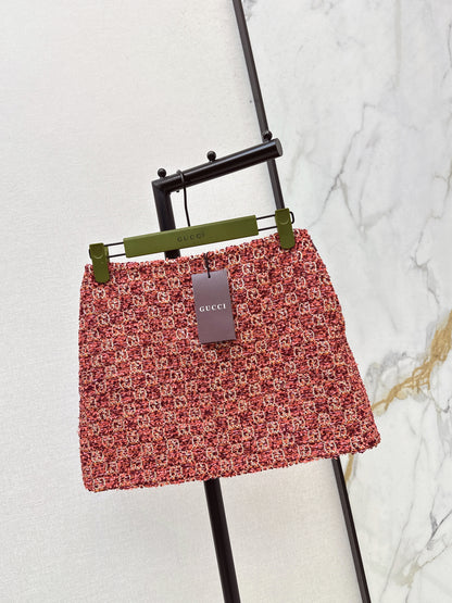 26ss Jacquard Mini Skirt