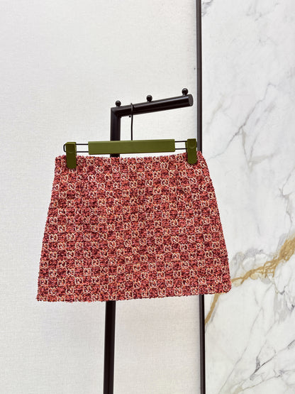 26ss Jacquard Mini Skirt