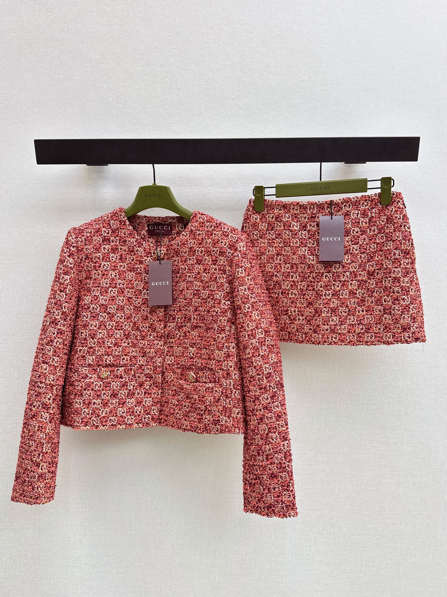 26ss Jacquard Mini Skirt