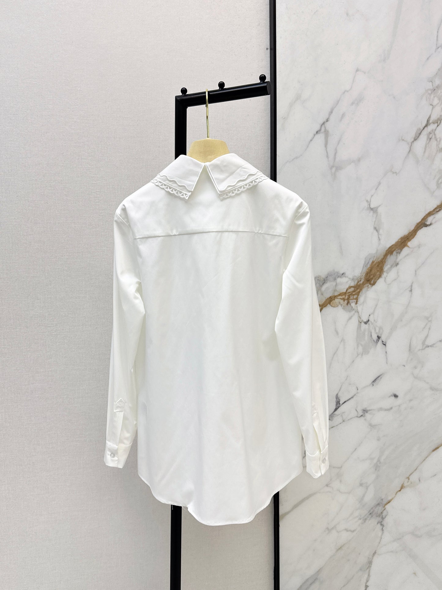 26ss Embroidered Collared Shirt