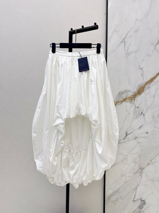 26ss High-low hem midi skirt