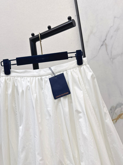 26ss High-low hem midi skirt