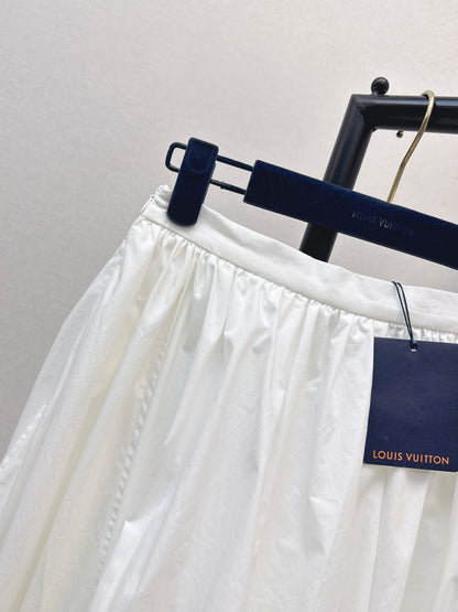 26ss High-low hem midi skirt
