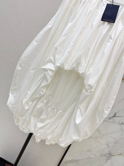 26ss High-low hem midi skirt