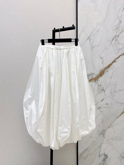 26ss High-low hem midi skirt
