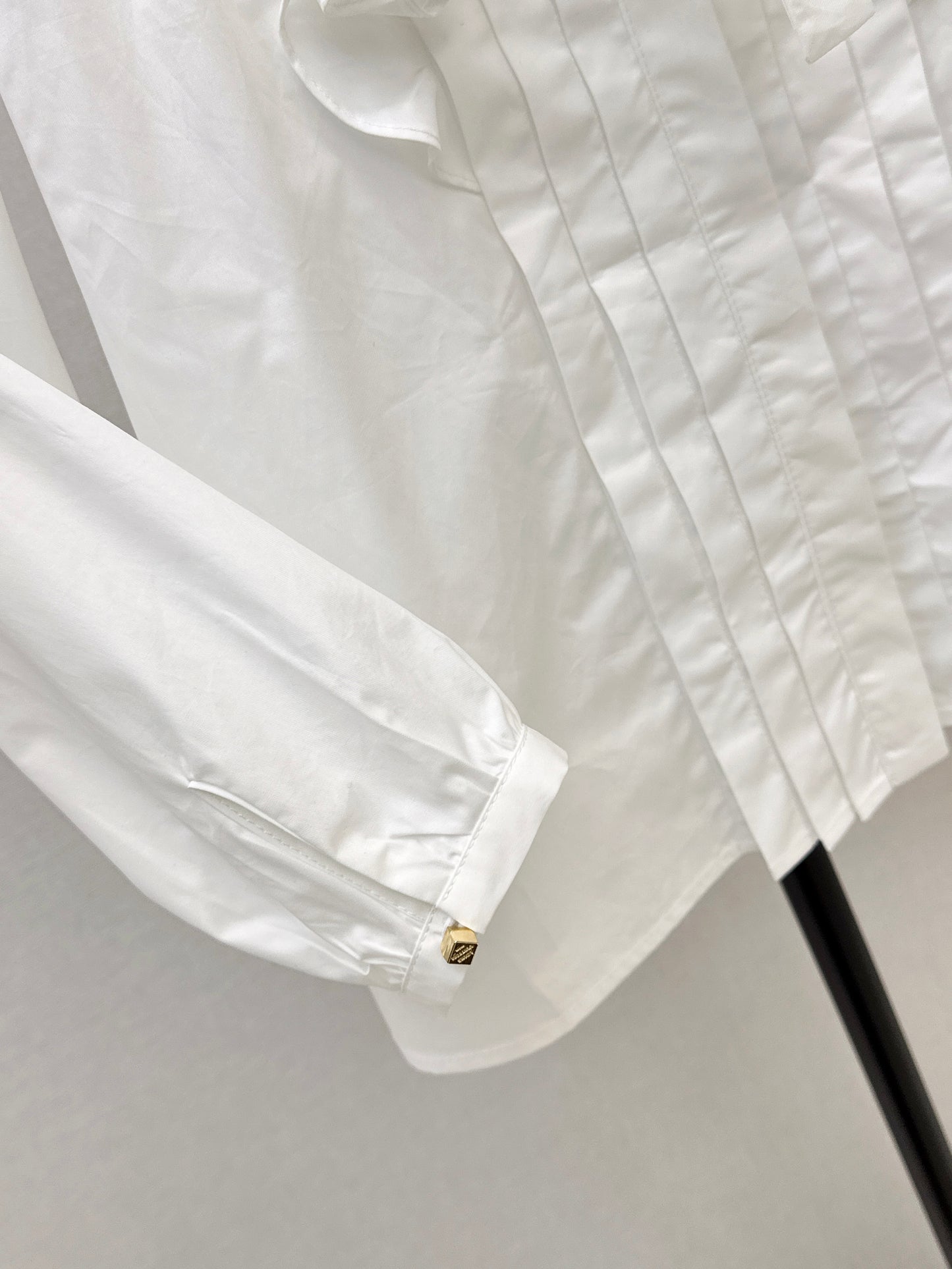26ss Ruffled Trim Shirt