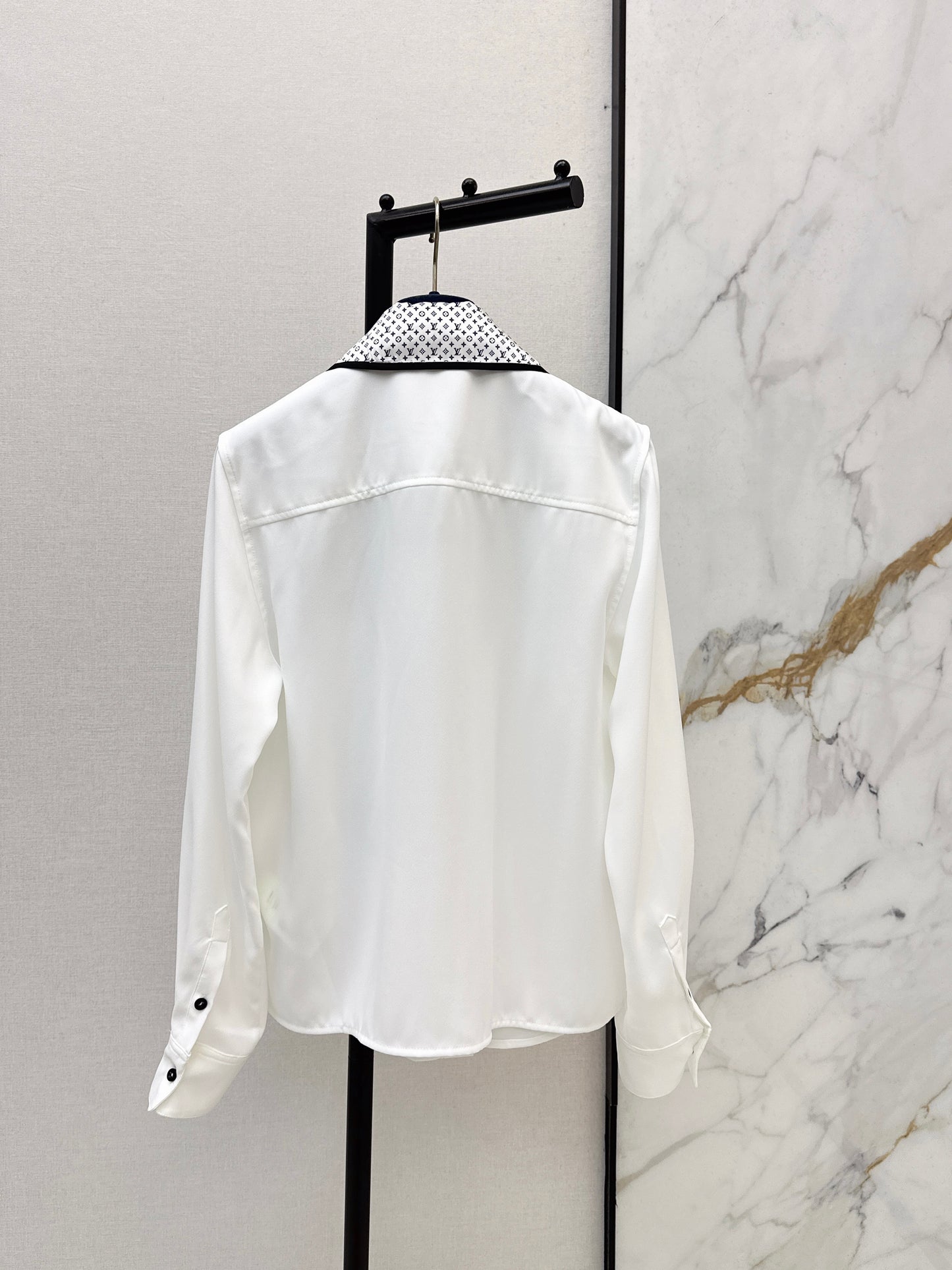 26ss Ribbon-trimmed shirt