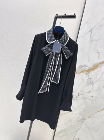 26ss Ribbon-embellished dress