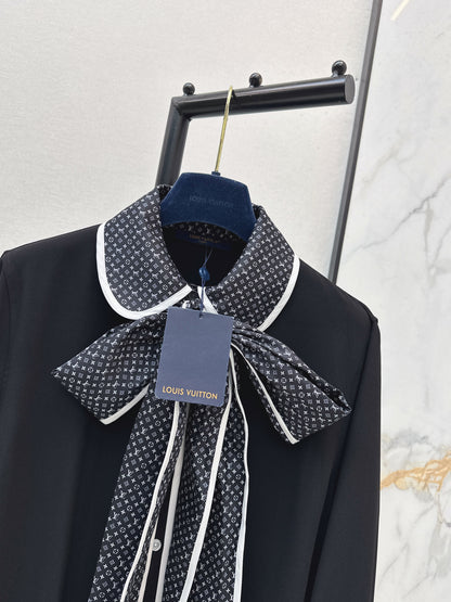 26ss Ribbon-embellished dress