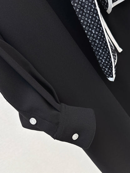 26ss Ribbon-embellished dress