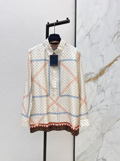 26ss Printed Silk Shirt