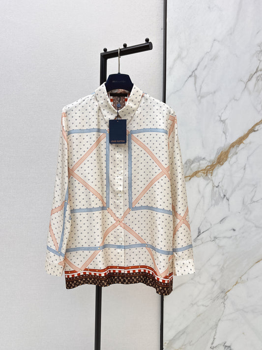 26ss Printed Silk Shirt