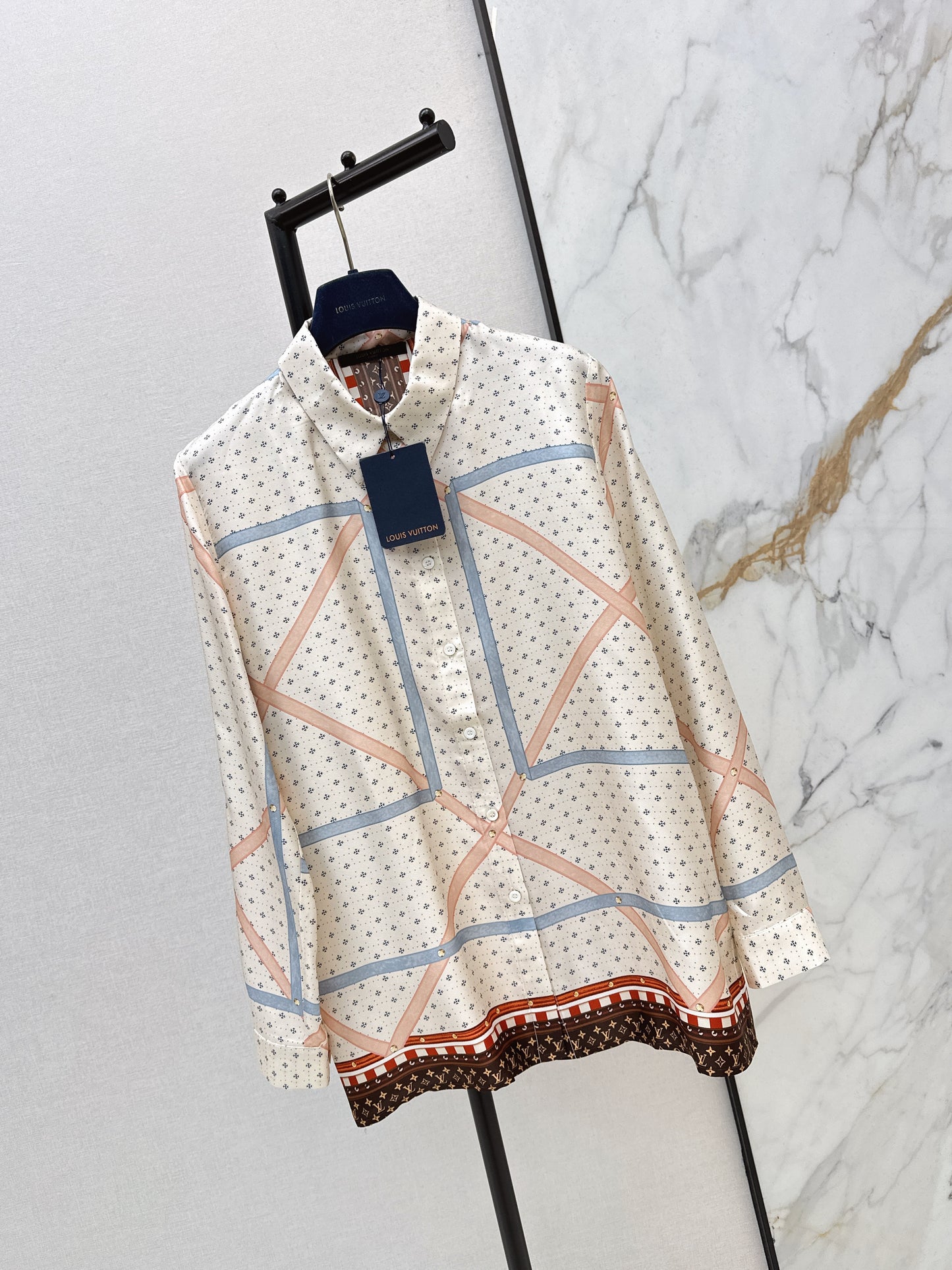 26ss Printed Silk Shirt