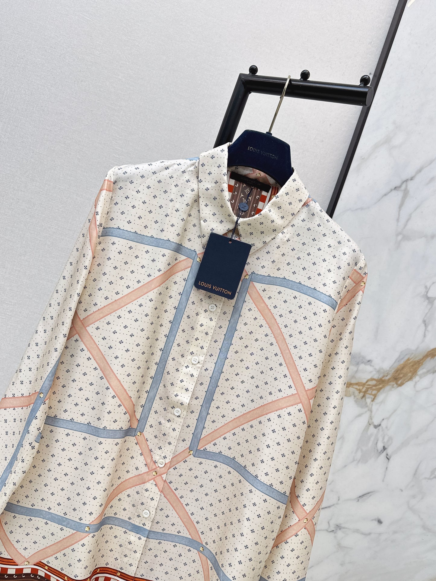 26ss Printed Silk Shirt