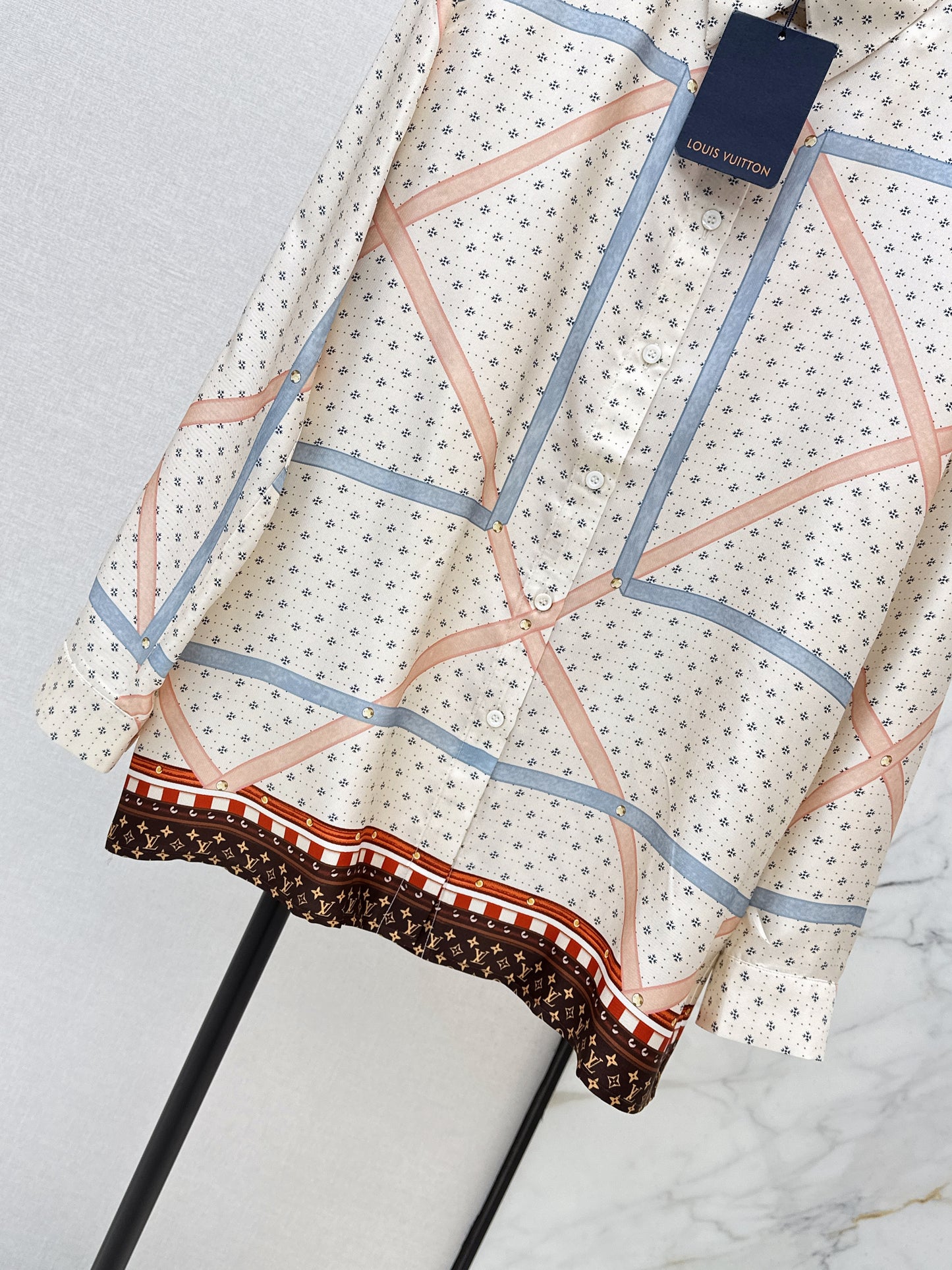 26ss Printed Silk Shirt