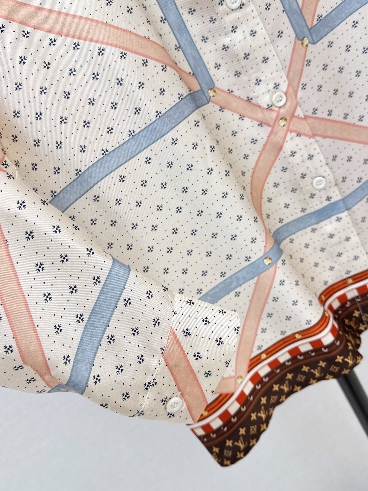 26ss Printed Silk Shirt