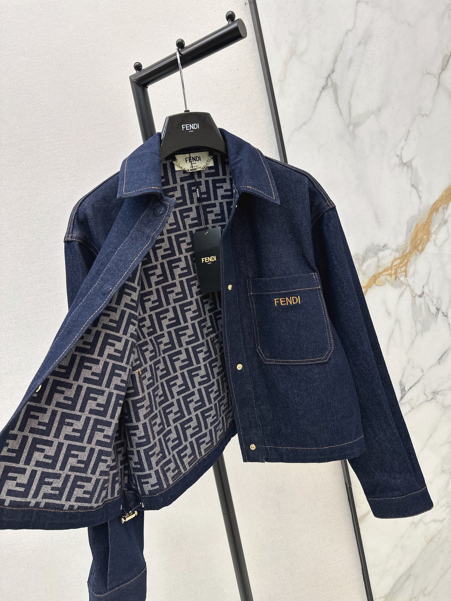 26ss Looped Denim Jacket