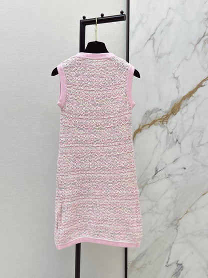 26ss Cherry Blossom Pink Floral Tulle Dress