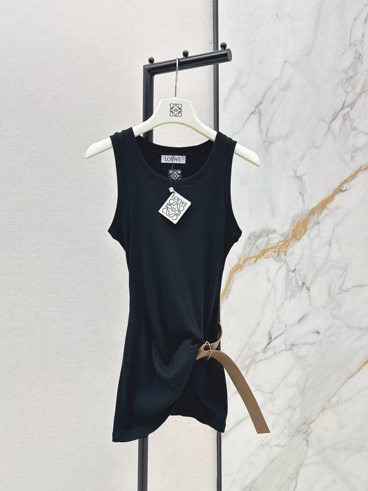 26ss Belt-embellished vest