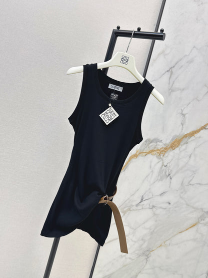 26ss Belt-embellished vest