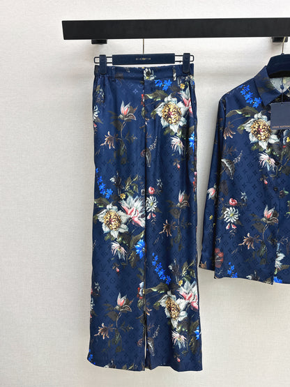 26ss Floral Print Suit
