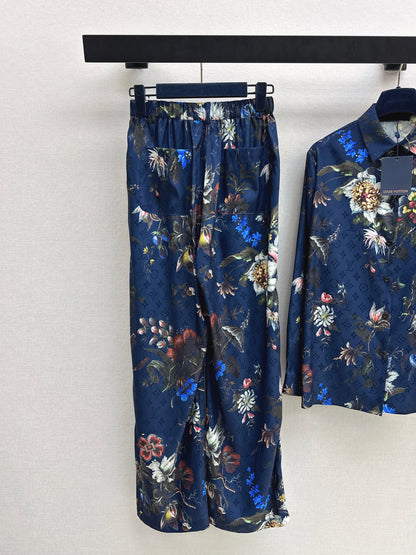 26ss Floral Print Suit