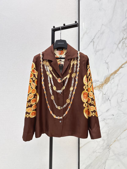 26ss Printed Silk Shirt