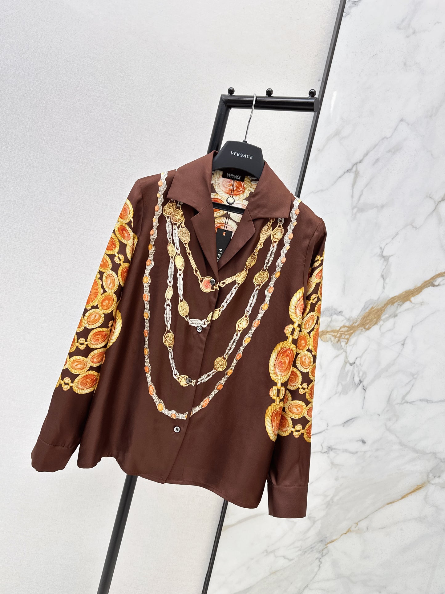 26ss Printed Silk Shirt