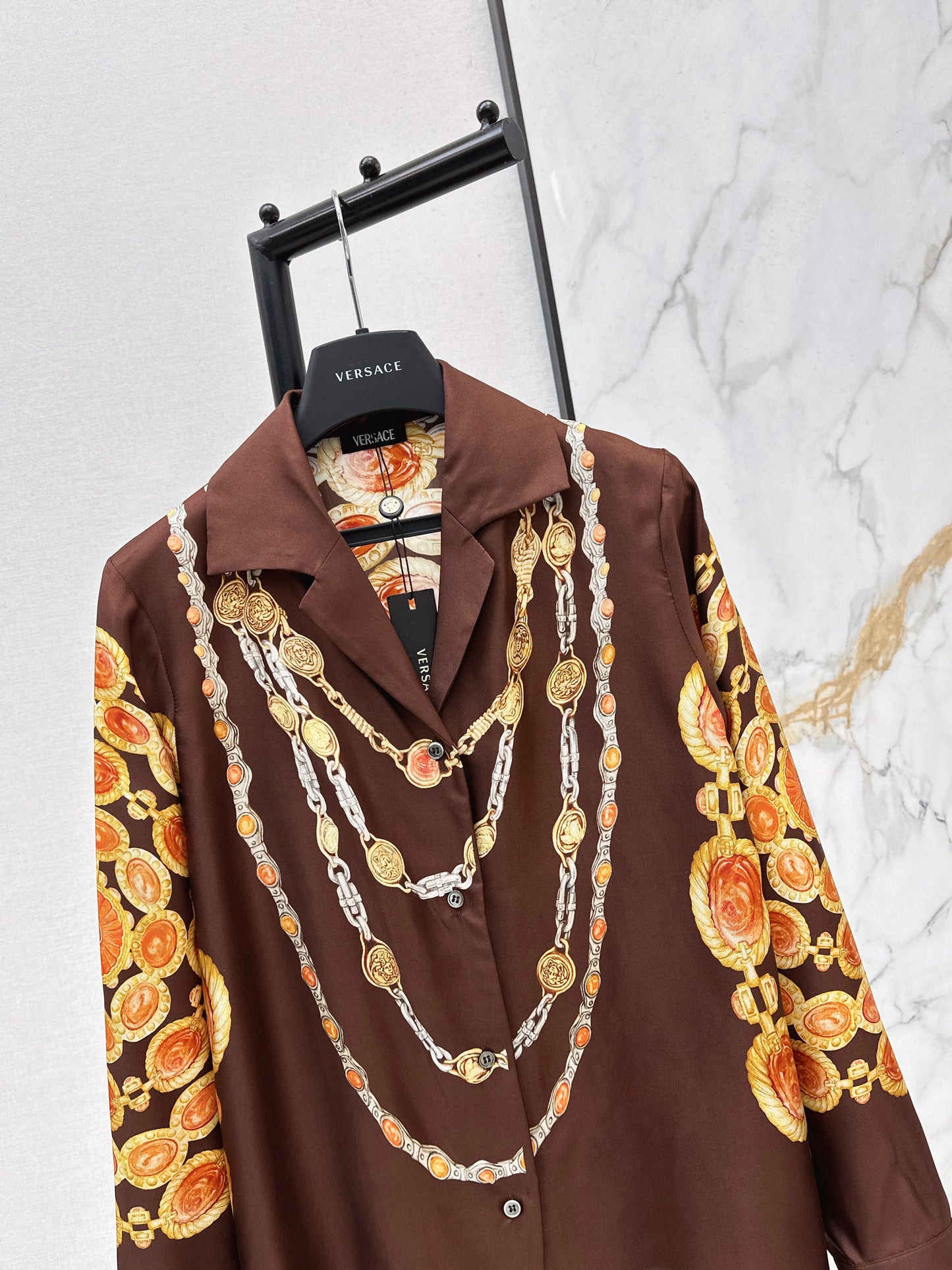 26ss Printed Silk Shirt