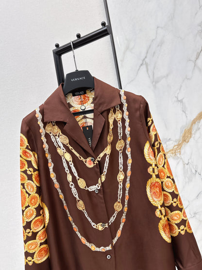 26ss Printed Silk Shirt