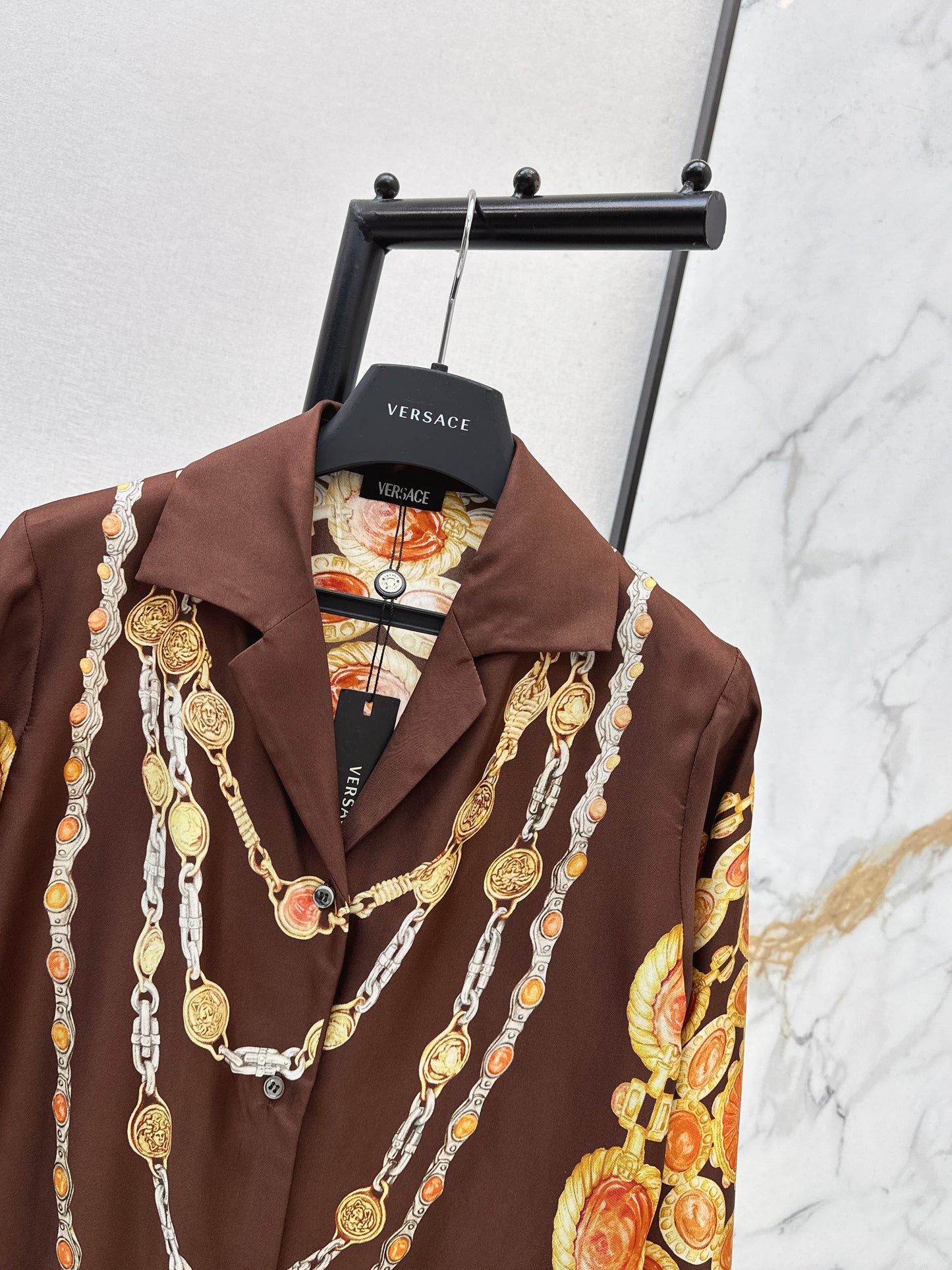 26ss Printed Silk Shirt