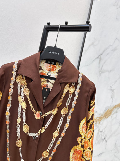 26ss Printed Silk Shirt