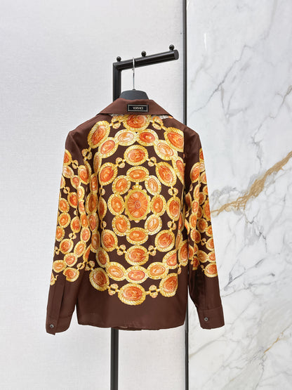 26ss Printed Silk Shirt