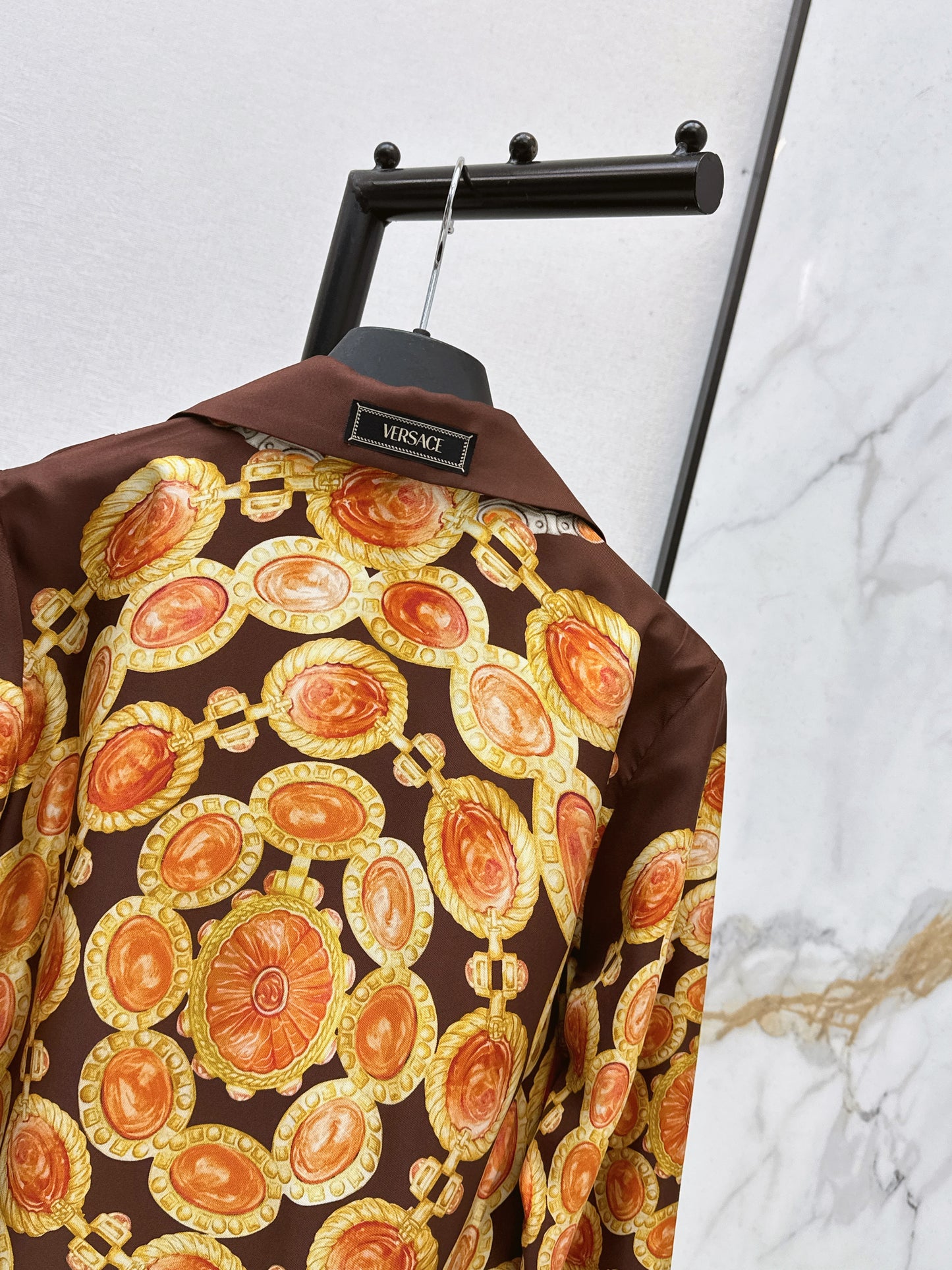 26ss Printed Silk Shirt