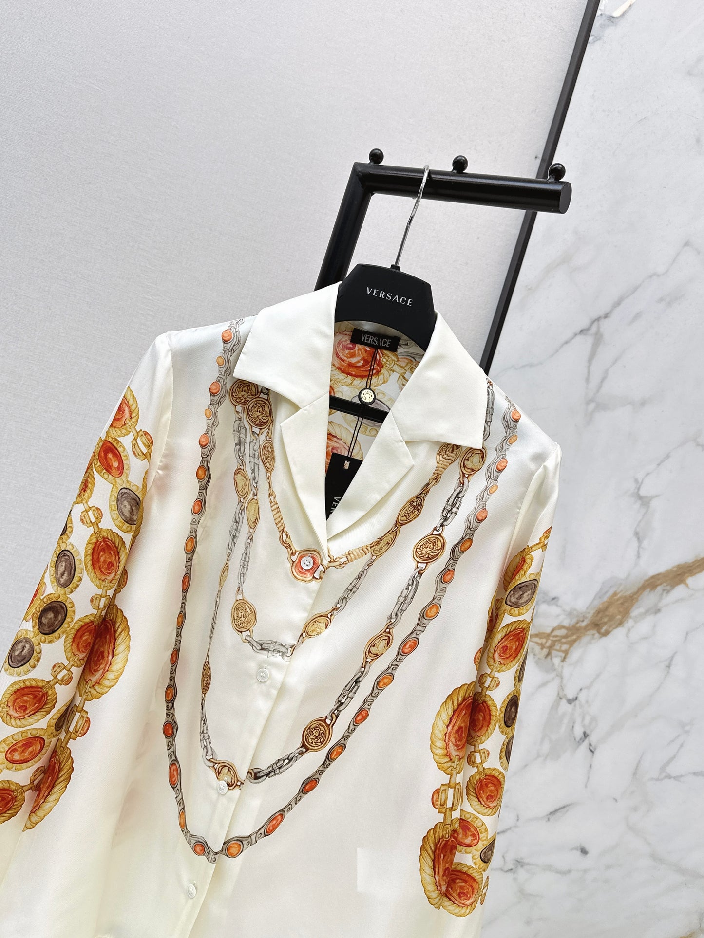26ss Printed Silk Shirt