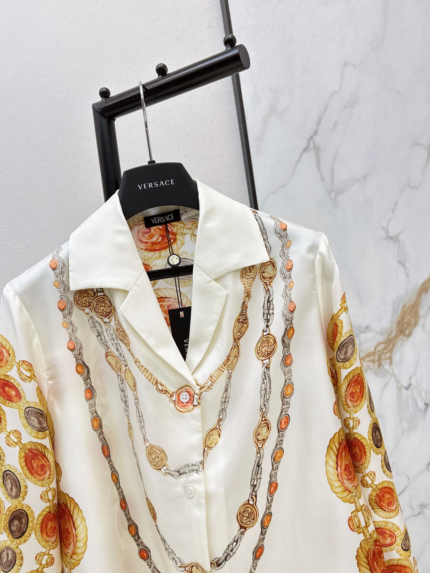 26ss Printed Silk Shirt