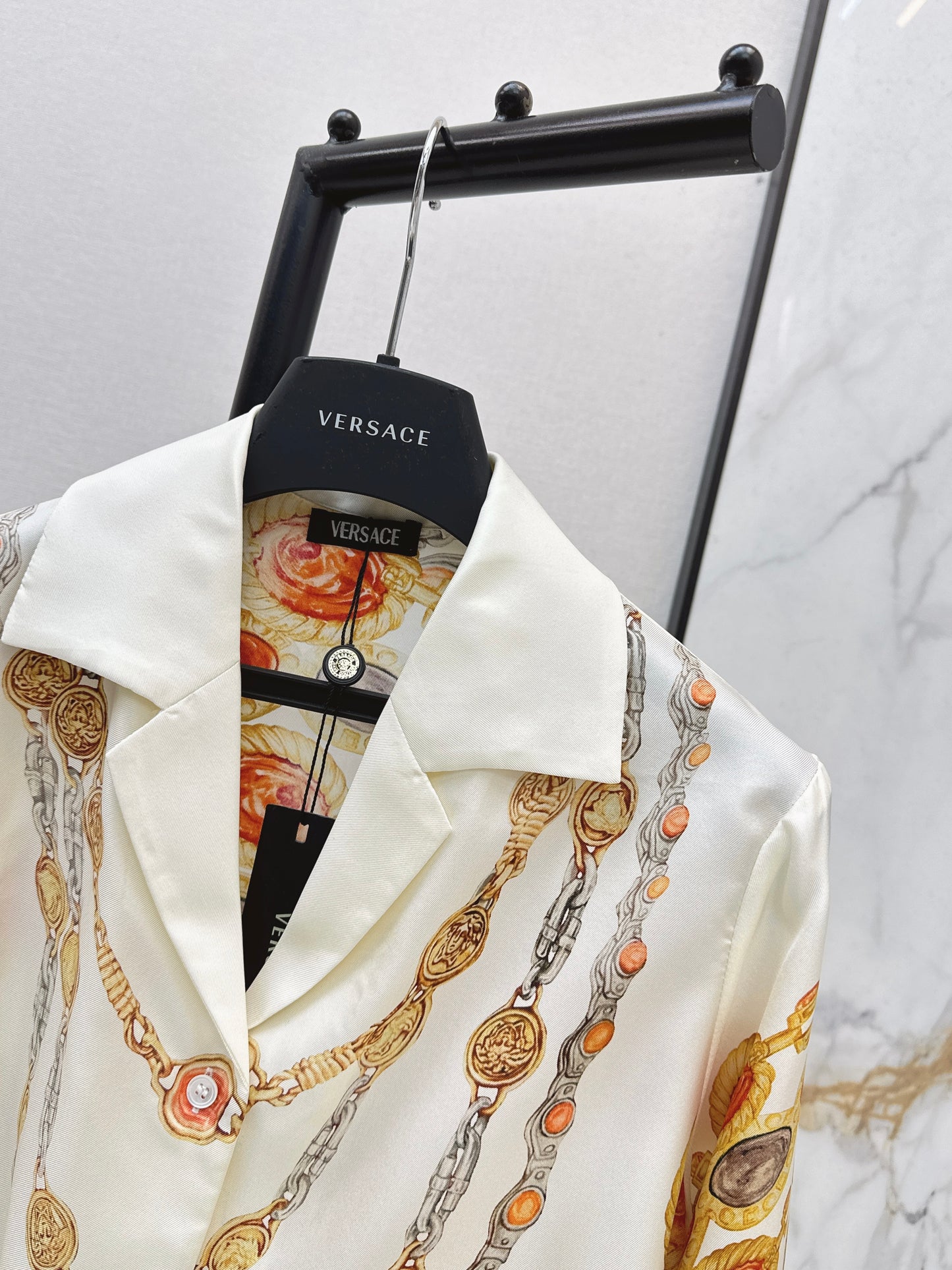 26ss Printed Silk Shirt
