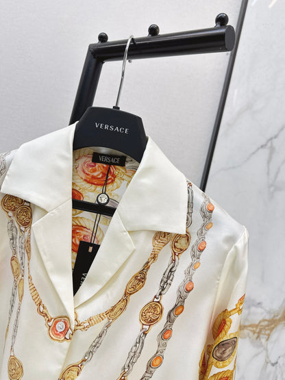 26ss Printed Silk Shirt