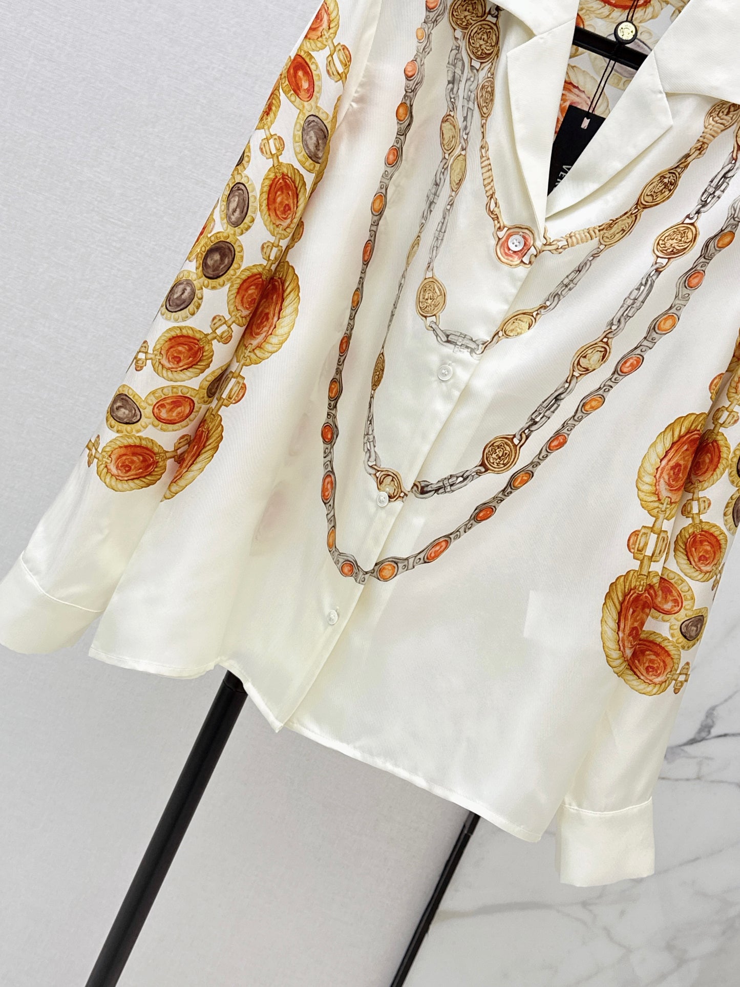26ss Printed Silk Shirt