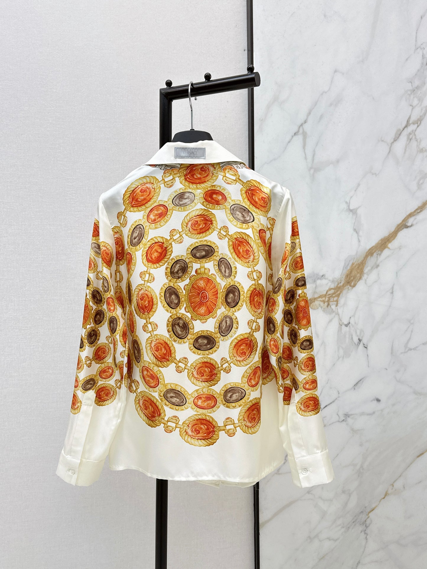 26ss Printed Silk Shirt