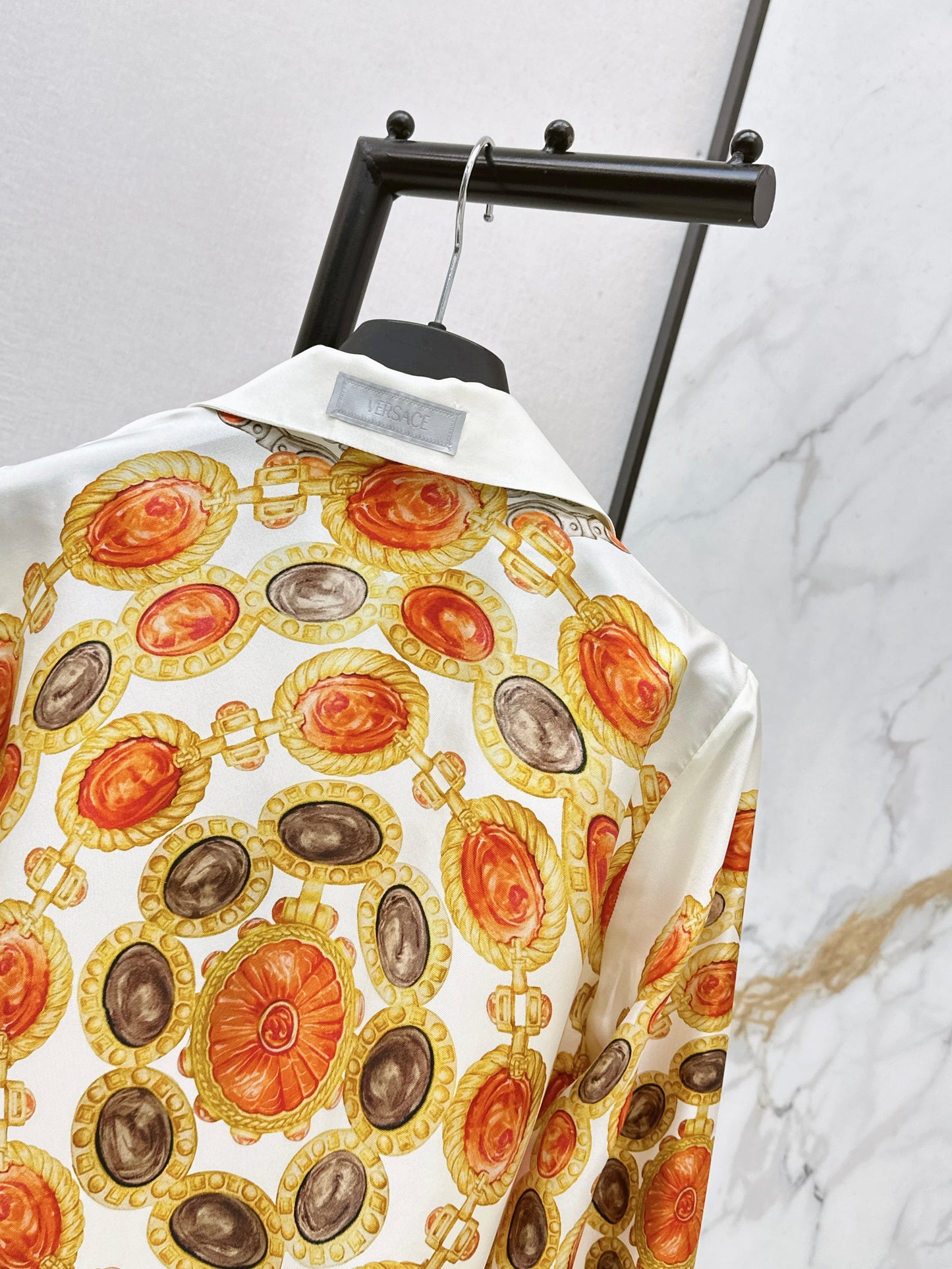 26ss Printed Silk Shirt