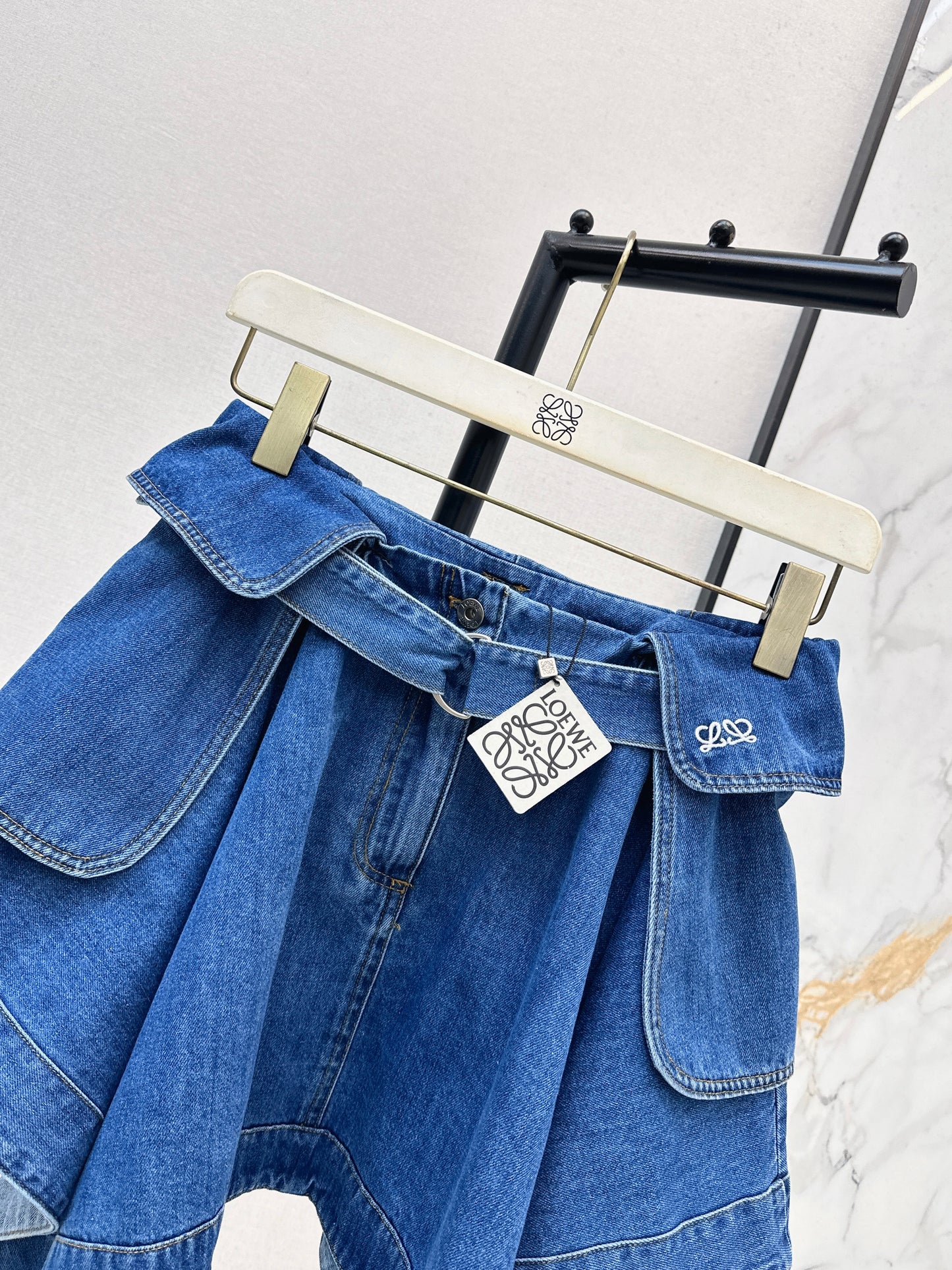 26ss Irregular Denim Skirt