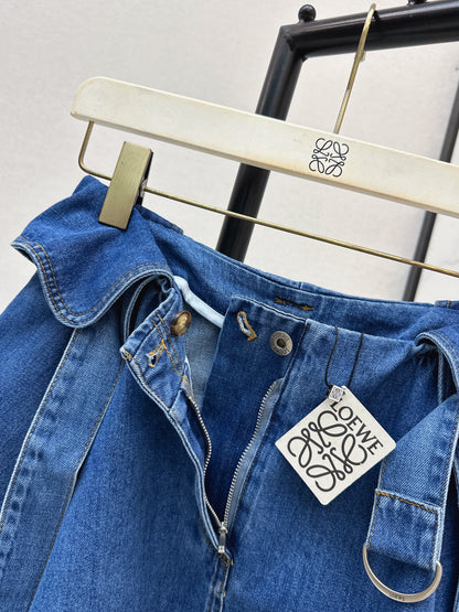 26ss Irregular Denim Skirt