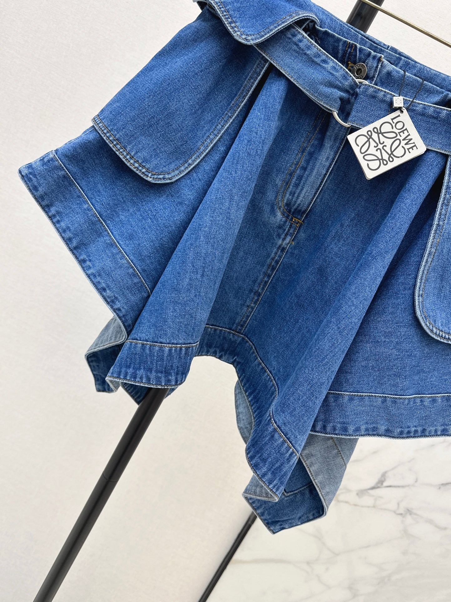 26ss Irregular Denim Skirt