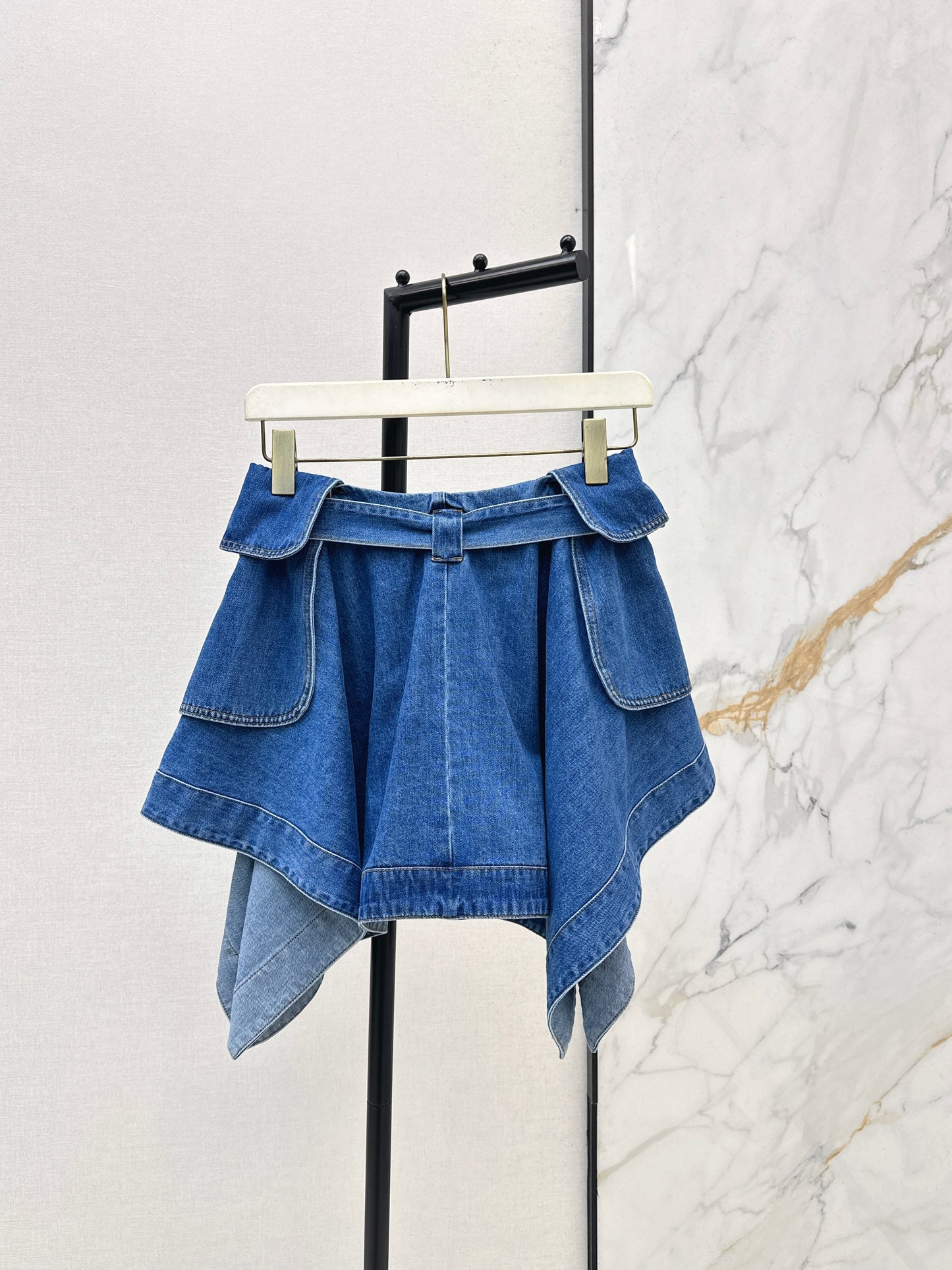 26ss Irregular Denim Skirt