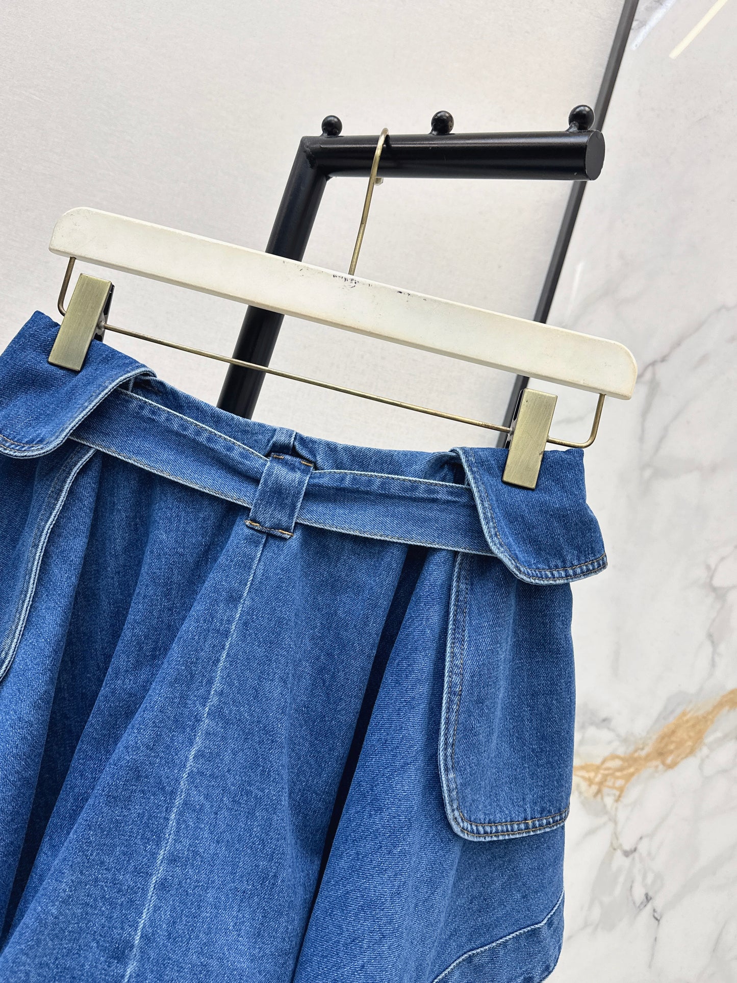 26ss Irregular Denim Skirt